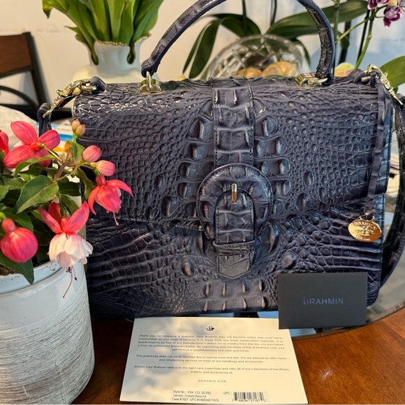 Brahmin Gabriella -Andesite Melbourne, new no tags, w paperwork and dustbag - Picture 3 of 15